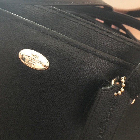 COACH CROSSGRAIN LEATHER BABY DIAPER BAG - Picture 2 of 7